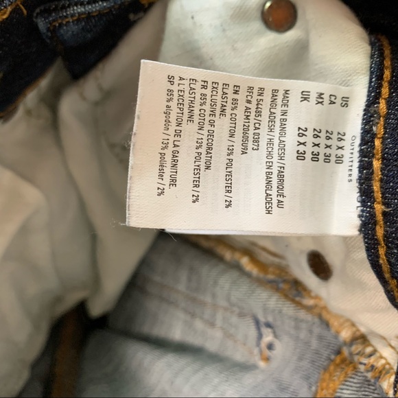 American Eagle slim straight dark wash jeans - Picture 7 of 7